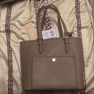 Michael Kors-MD Snap pocket tote leather purse